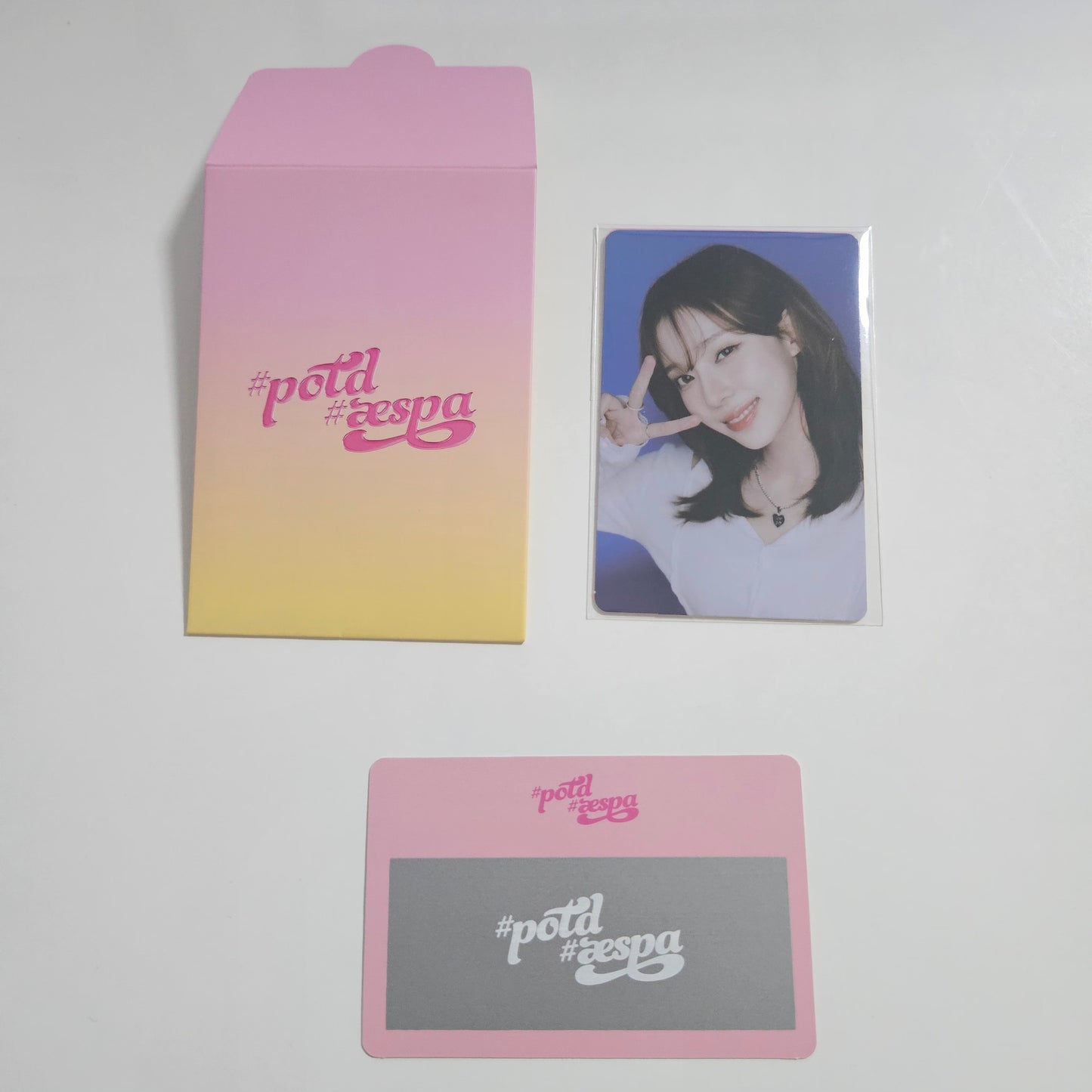 AESPA EXHIBITION #POTD #AESPA OFFICIAL SCRATCH CARD SET + GIFT