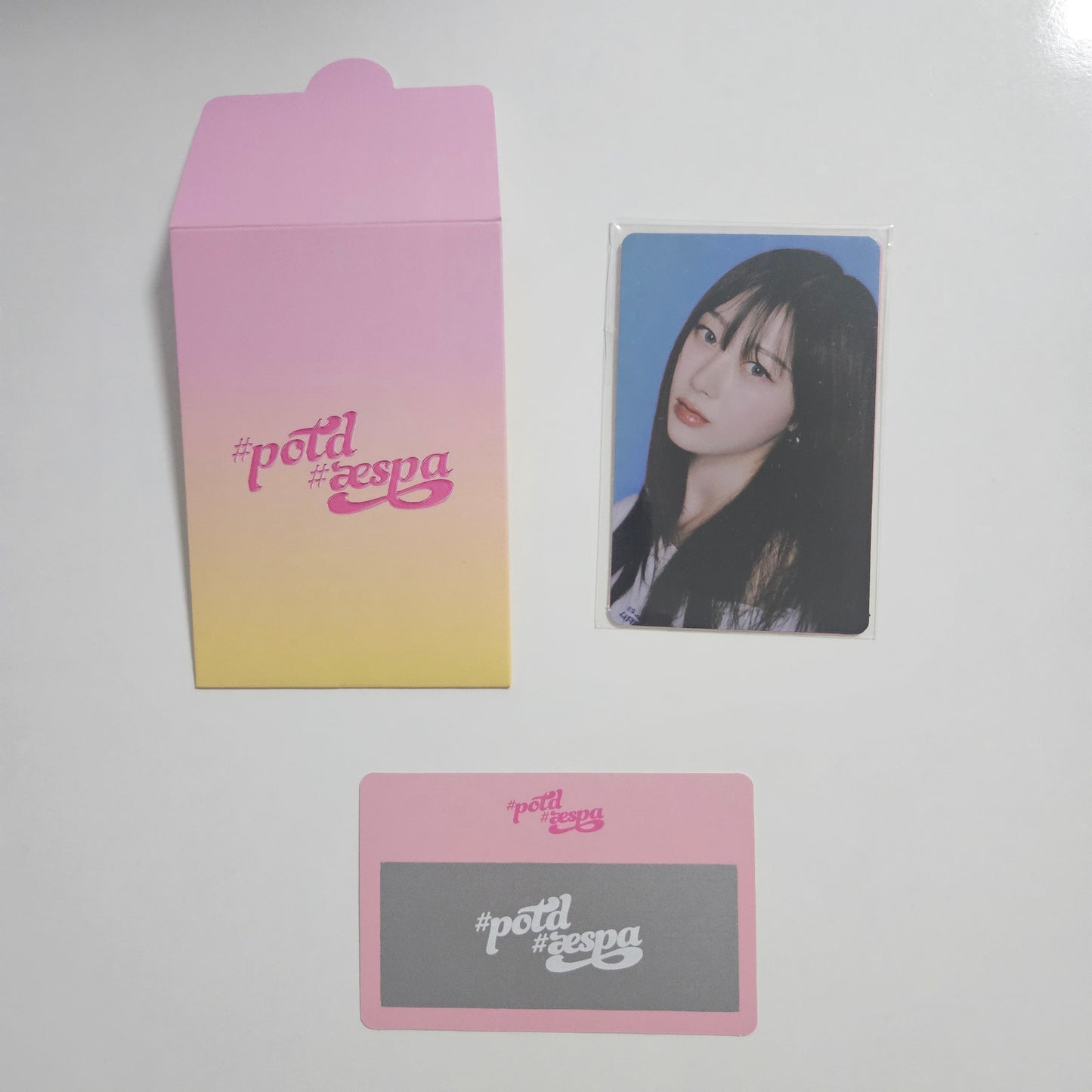 AESPA EXHIBITION #POTD #AESPA OFFICIAL SCRATCH CARD SET + GIFT