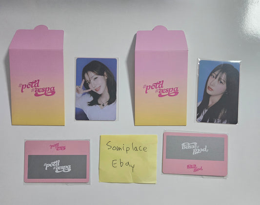 AESPA EXHIBITION #POTD #AESPA OFFICIAL SCRATCH CARD SET + GIFT